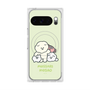 Premium Square Case with Pixelsnap［ Mossari Mosao - Everyone Together - Green ］