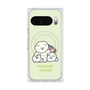 Premium Square Case with Pixelsnap［ Mossari Mosao - Everyone Together - Green ］