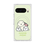 Premium Square Case with Pixelsnap［ Mossari Mosao - Everyone Together - Green ］