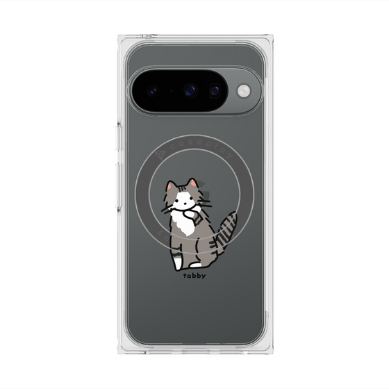 Premium Square Case with Pixelsnap［ Original - CASEPLAY Cat - tabby ］