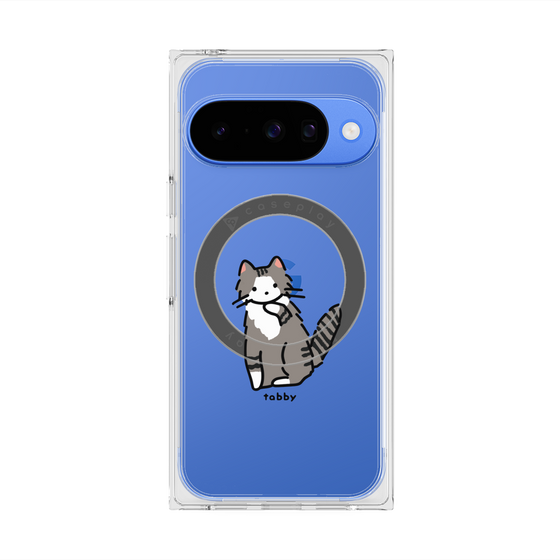Premium Square Case with Pixelsnap［ Original - CASEPLAY Cat - tabby ］