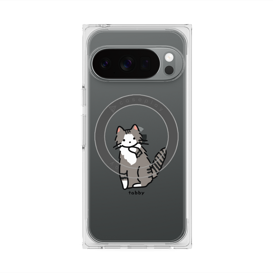 Premium Square Case with Pixelsnap［ Original - CASEPLAY Cat - tabby ］