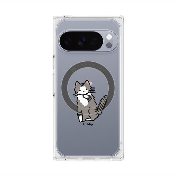 Premium Square Case with Pixelsnap［ Original - CASEPLAY Cat - tabby ］