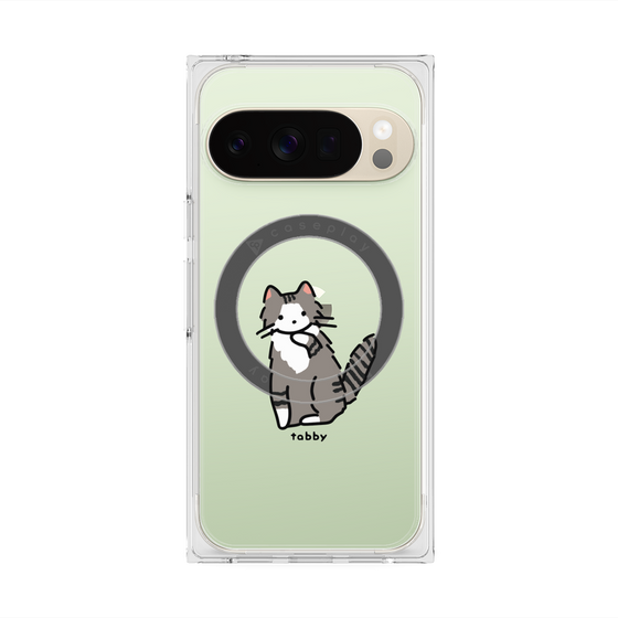 Premium Square Case with Pixelsnap［ Original - CASEPLAY Cat - tabby ］