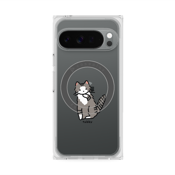 Premium Square Case with Pixelsnap［ Original - CASEPLAY Cat - tabby ］
