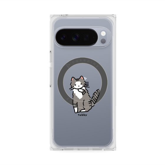 Premium Square Case with Pixelsnap［ Original - CASEPLAY Cat - tabby ］