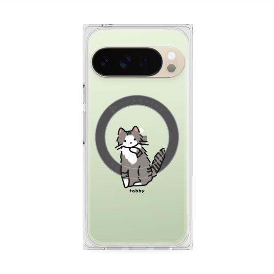 Premium Square Case with Pixelsnap［ Original - CASEPLAY Cat - tabby ］