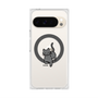 Premium Square Case with Pixelsnap［ Original - CASEPLAY Cat - black ］