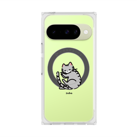 Premium Square Case with Pixelsnap［ Original - CASEPLAY Cat - Saba ］