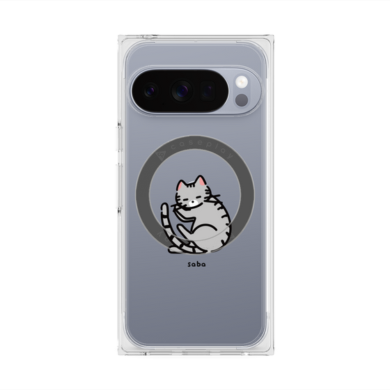 Premium Square Case with Pixelsnap［ Original - CASEPLAY Cat - Saba ］