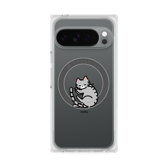 Premium Square Case with Pixelsnap［ Original - CASEPLAY Cat - Saba ］