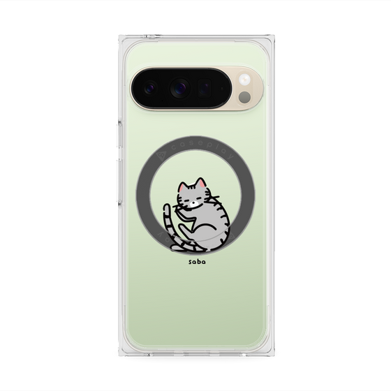 Premium Square Case with Pixelsnap［ Original - CASEPLAY Cat - Saba ］