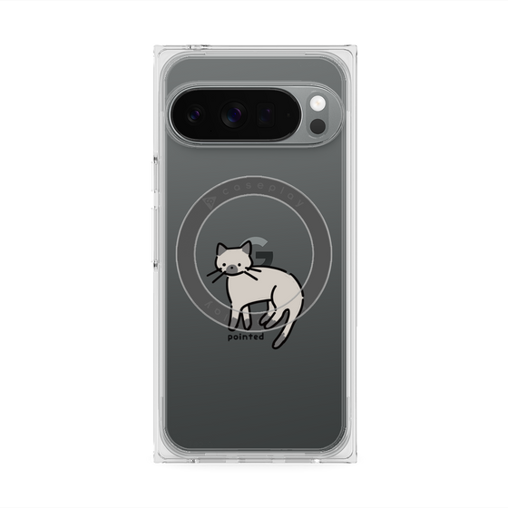 Premium Square Case with Pixelsnap［ Original - CASEPLAY Cat - pointed ］