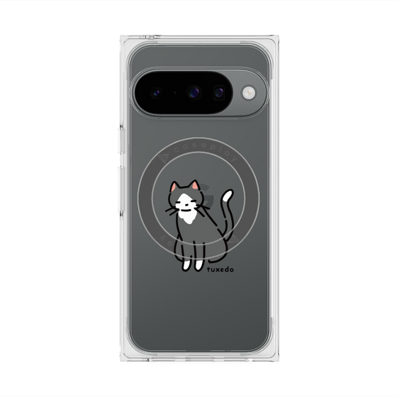 Premium Square Case with Pixelsnap［ Original - CASEPLAY Cat - tuxedo ］