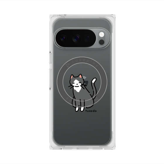 Premium Square Case with Pixelsnap［ Original - CASEPLAY Cat - tuxedo ］