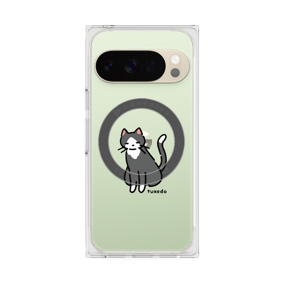 Premium Square Case with Pixelsnap［ Original - CASEPLAY Cat - tuxedo ］