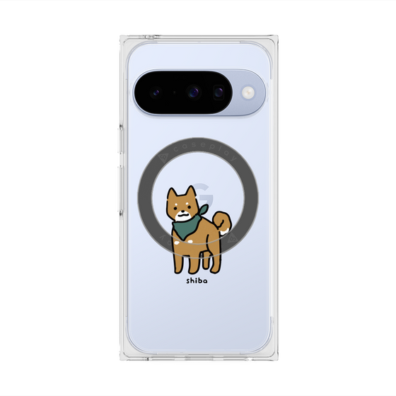 Premium Square Case with Pixelsnap［ Original - CASEPLAY Dog - shiba ］