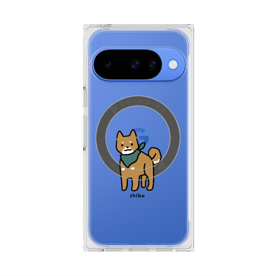 Premium Square Case with Pixelsnap［ Original - CASEPLAY Dog - shiba ］