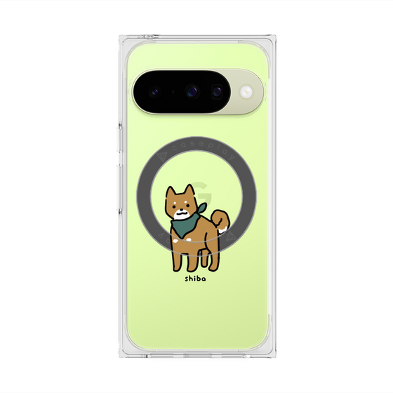 Premium Square Case with Pixelsnap［ Original - CASEPLAY Dog - shiba ］