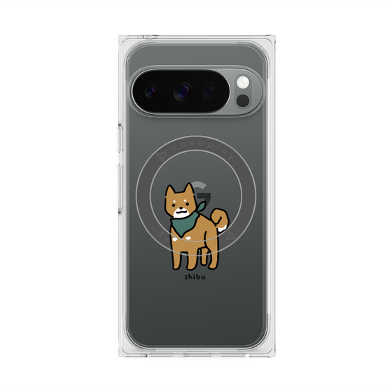 Premium Square Case with Pixelsnap［ Original - CASEPLAY Dog - shiba ］