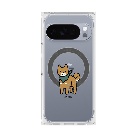 Premium Square Case with Pixelsnap［ Original - CASEPLAY Dog - shiba ］