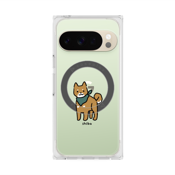 Premium Square Case with Pixelsnap［ Original - CASEPLAY Dog - shiba ］