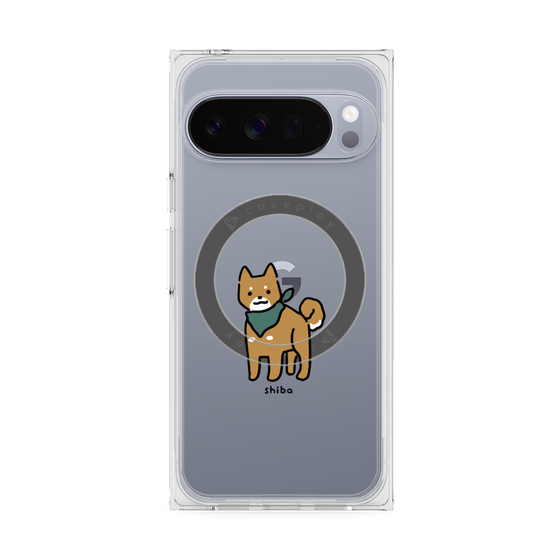 Premium Square Case with Pixelsnap［ Original - CASEPLAY Dog - shiba ］