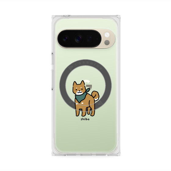 Premium Square Case with Pixelsnap［ Original - CASEPLAY Dog - shiba ］