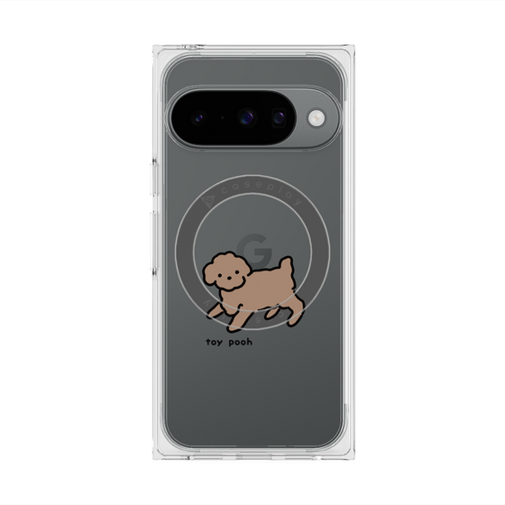 Premium Square Case with Pixelsnap［ Original - CASEPLAY Dog - Toy Pooh ］