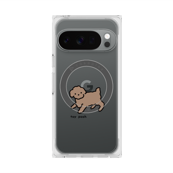 Premium Square Case with Pixelsnap［ Original - CASEPLAY Dog - Toy Pooh ］