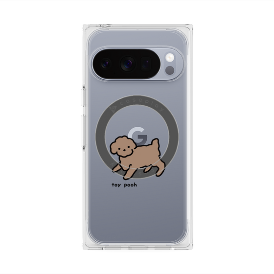 Premium Square Case with Pixelsnap［ Original - CASEPLAY Dog - Toy Pooh ］