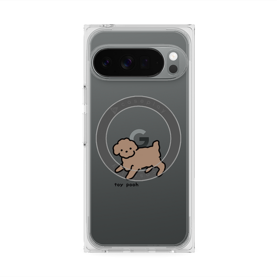 Premium Square Case with Pixelsnap［ Original - CASEPLAY Dog - Toy Pooh ］