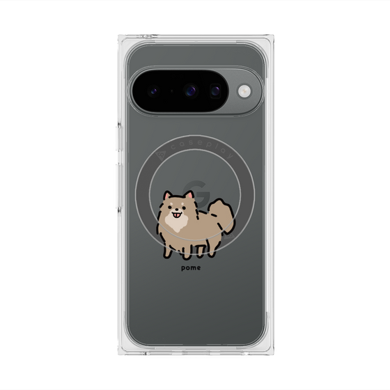 Premium Square Case with Pixelsnap［ Original - CASEPLAY Dog - Pome ］
