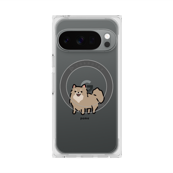 Premium Square Case with Pixelsnap［ Original - CASEPLAY Dog - Pome ］