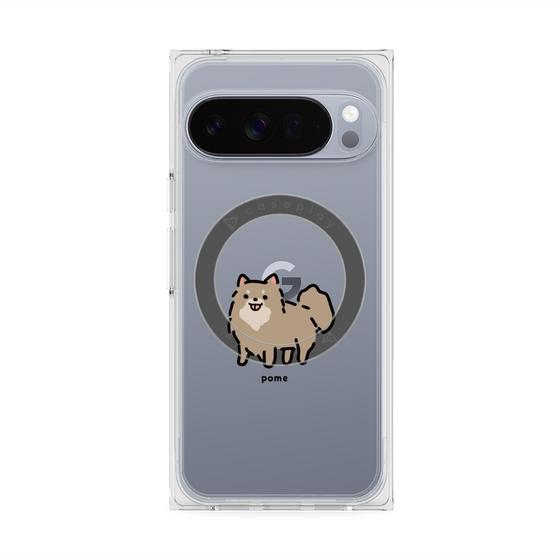 Premium Square Case with Pixelsnap［ Original - CASEPLAY Dog - Pome ］