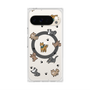 Premium Square Case with Pixelsnap［ Original - CASEPLAY Dog All-over Pattern - color ］
