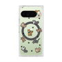 Premium Square Case with Pixelsnap［ Original - CASEPLAY Dog All-over Pattern - color ］