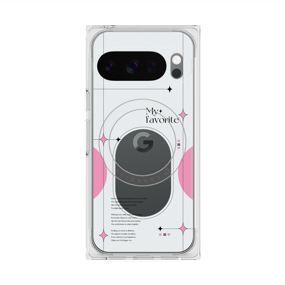 Premium Square Case with Pixelsnap［ Original - Instax Case - Pink ］