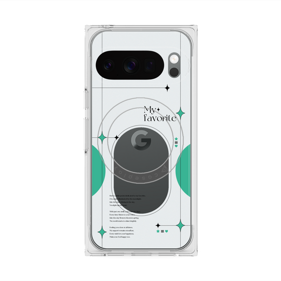 Premium Square Case with Pixelsnap［ Original - Instax Case - Green ］