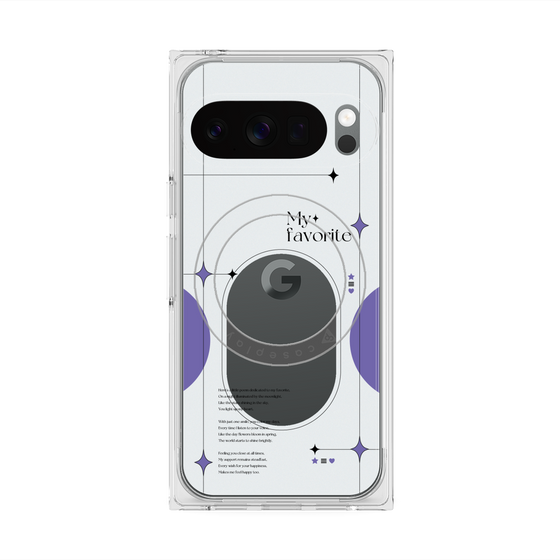 Premium Square Case with Pixelsnap［ Original - Instax Case - Purple ］