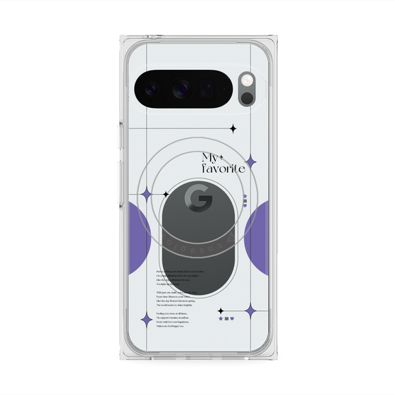 Premium Square Case with Pixelsnap［ Original - Instax Case - Purple ］