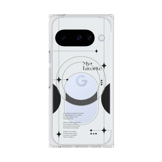 Premium Square Case with Pixelsnap［ Original - Instax Case - Black ］