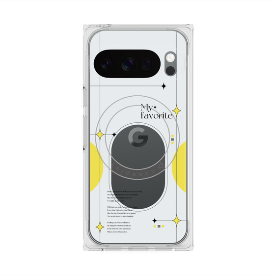 Premium Square Case with Pixelsnap［ Original - Instax Case - Yellow ］