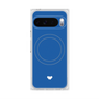 Premium Square Case with Pixelsnap［ Original - Favorite Color Heart - Blue ］