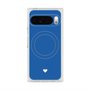 Premium Square Case with Pixelsnap［ Original - Favorite Color Heart - Blue ］