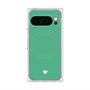 Premium Square Case with Pixelsnap［ Original - Favorite Color Heart - Green ］