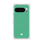 Premium Square Case with Pixelsnap［ Original - Favorite Color Heart - Green ］