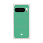Premium Square Case with Pixelsnap［ Original - Favorite Color Heart - Green ］