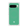 Premium Square Case with Pixelsnap［ Original - Favorite Color Heart - Green ］