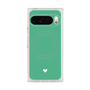 Premium Square Case with Pixelsnap［ Original - Favorite Color Heart - Green ］